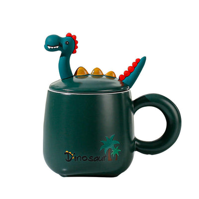 Ceramic Dinosaur Themed Coffee Mug with Fun Fossil Design - Perfect Gift for Dinosaur Lovers