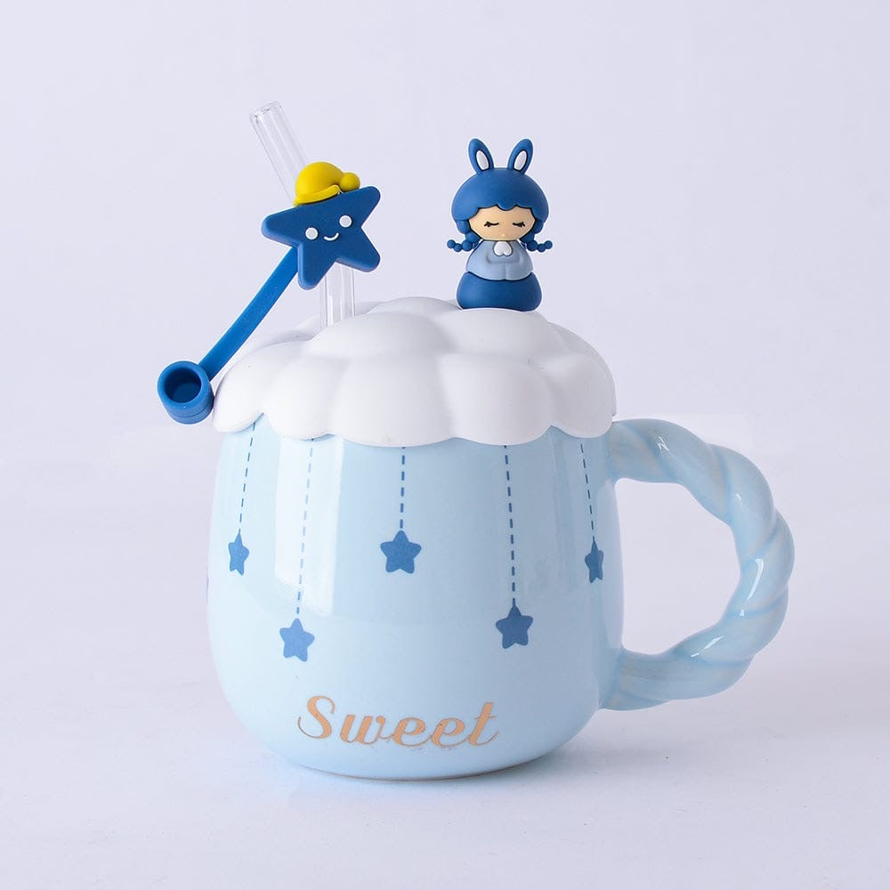 Starry Night Magic Ceramic Mug - 11oz & 15oz Galaxy Themed Coffee Mug for Tea & Hot Drinks, Gift for Astronomers, Space Lovers, and Dreamers