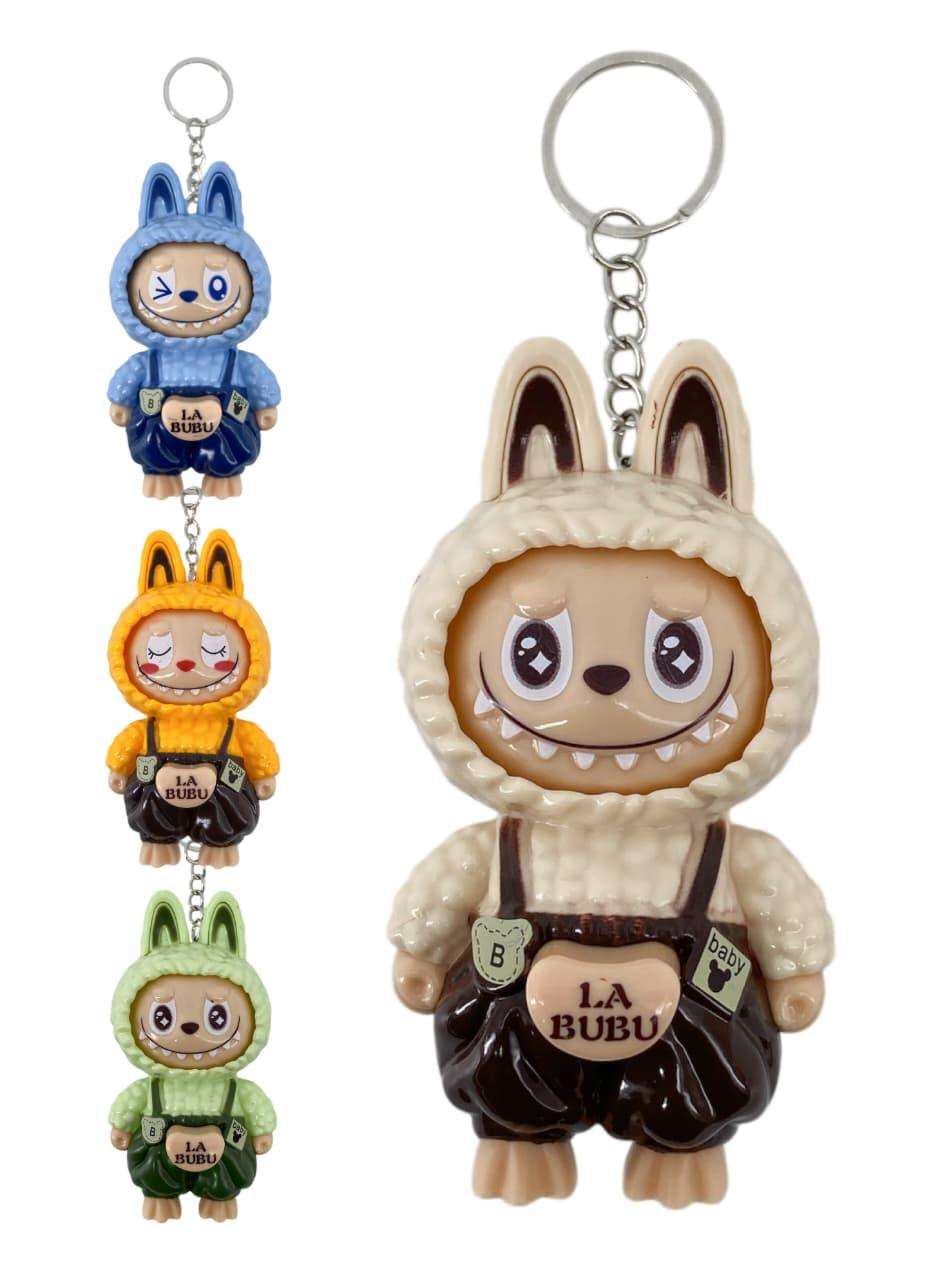 Official Labubu Keychain - Cute & Collectible Vinyl Figure Keychain for Bags, Backpacks, Keys (TYKO-005 Series, Style May Vary)