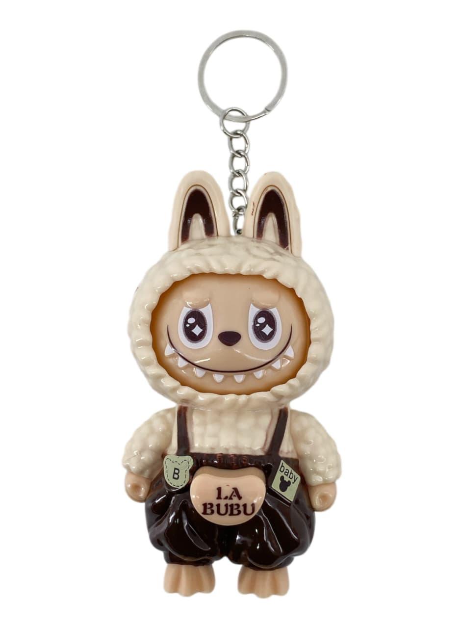 Official Labubu Keychain - Cute & Collectible Vinyl Figure Keychain for Bags, Backpacks, Keys (TYKO-005 Series, Style May Vary)